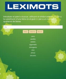 diccionari scrabble català web Leximots