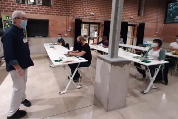 1r torneig scrabble duplicat Barcelona amb Plataforma per la Llengua Barcelonès