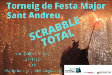 scrabble total a la festa major de Sant Andreu