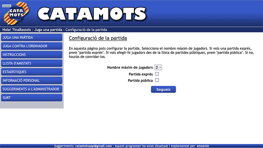 catamots triar partida