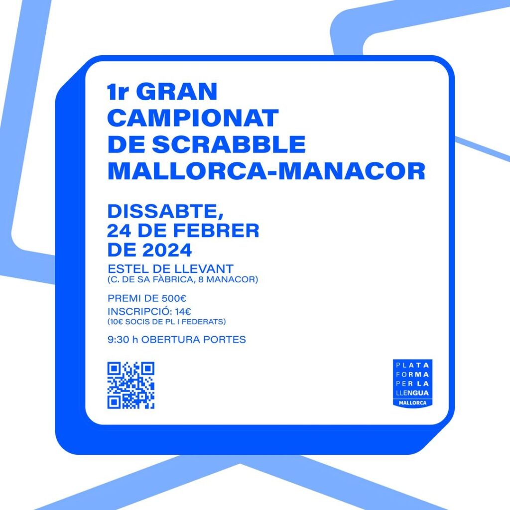 Cartell campionat Mallorca Manacor